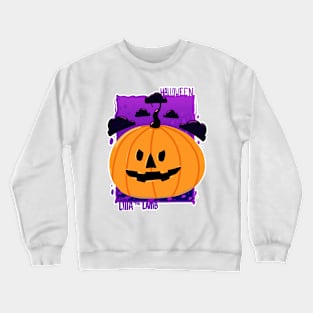 Jack O' Lantern  | Halloween Pumpkin | Lilla The Lamb Crewneck Sweatshirt